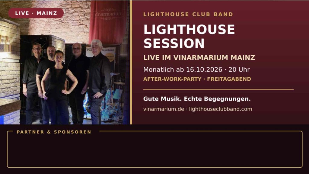 Die Lighthouse Session ist mehr als ein Konzert und weniger steif als ein klassisches Business-Event. Musiker begegnen Musikern, Unternehmen ihren Gästen und aus einem geplanten Abend darf etwas Eigenes entstehen.